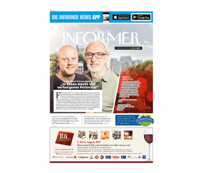 INFORMER magazine | AUFTAKT zur Konzept-Serie ESSEN